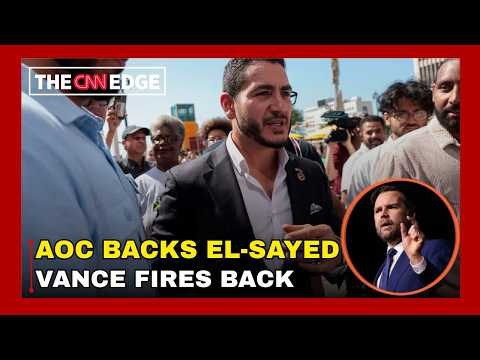 MICHIGAN SENATE BATTLE: Vance Attacks Democrat El-sayed In Michigan Midterm Showdown | AOC | N18G