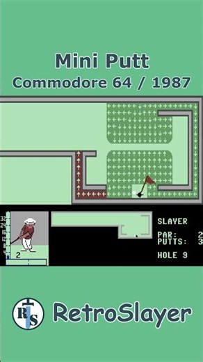 Mini Putt Gameplay Commodore 64