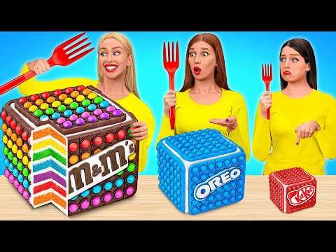 Big, Medium and Small Plate Challenge | Tasty Kitchen Recipes by Multi DO Food Challenge