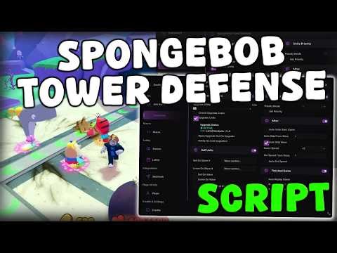 [🤡APRIL FOOLS] Roblox SpongeBob Tower Defense NEW Script Auto Play & Infinite Gems Pastebin 2026