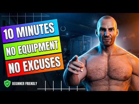 Lose Belly Fat FAST in 10 Minutes! Home Workout for Beginners (No Equipment)