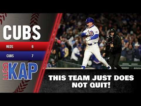 REKAP ®: ⚾️ Chicago Cubs 7-6 win over Cincinnati Reds. ‘This team just does not quit!’