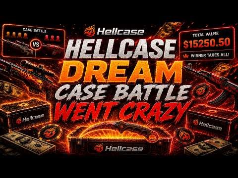 HELLCASE DREAM CASE BATTLE WENT CRAZY 🔥 HUGE WIN | hellcase case opening - hellcase promo code