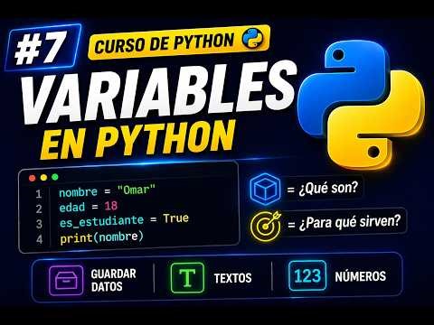 Curso de Python desde Cero 2026 | Variables en Python