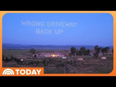 Man Uses Drones to Help Delivery Drivers Find His House