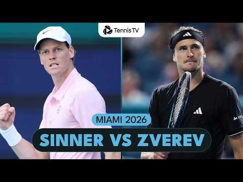 Jannik Sinner vs Alexander Zverev Semi-Final Highlights! | Miami 2026