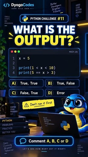 Python Challenge #11 🐍 #python #programming #coding