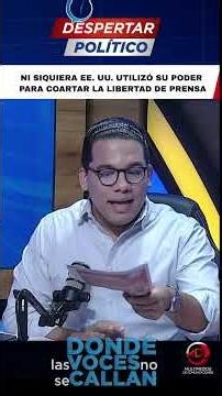 ¿PUEDE EL PODER LIMITAR LA LIBERTAD DE PRENSA?