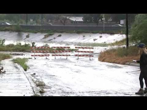 Flooding overtakes closed northeast-side roadway Thursday afternoon