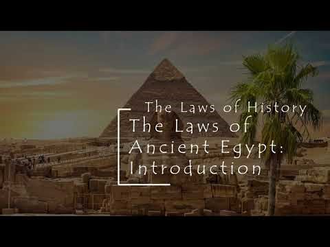 The Laws of Ancient Egypt: Introduction Video