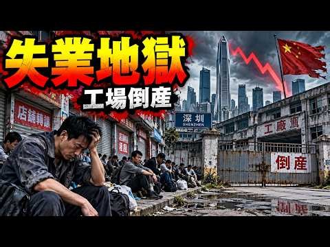 【衝撃】中国経済の心臓・深圳が崩壊寸前！？外資撤退、工場倒産、失業者が街にあふれる…繁栄はどこへ消えた？
