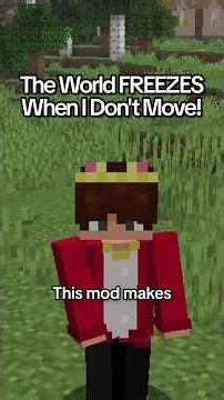 Minecraft But Time Only Moves When I Move | #shorts