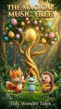 The Magic Music Tree 🌳🎶✨ | A Magical Musical Adventure for Kids! #Shorts