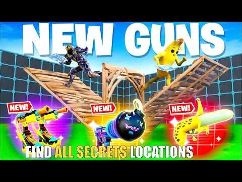 SUPER 1V1 FFA Ali-A MAP FORTNITE CREATIVE - ALL SECRETS LOCATIONS PART 14 (ALL CODES)