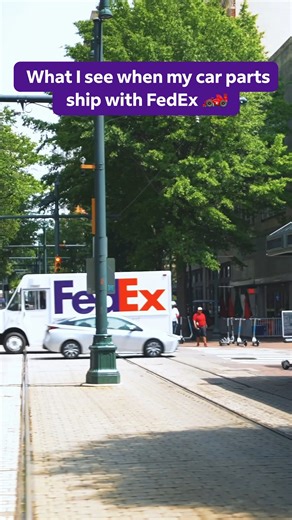 We love our ride just as much as you love yours. 🏎️ Get convenient car part delivery, even on weekends. 🛠️ | FedEx