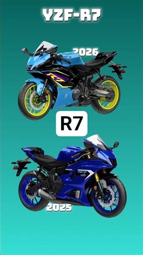 Yamaha YZF-R7 2026 vs 2025 | Full Comparison