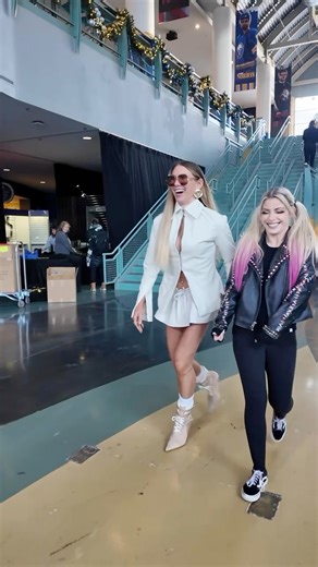 Only good vibes heading into TONIGHT’s 8-Woman Tag Team Match on #SmackDown! 😂 | WWE