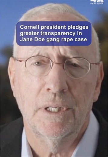 Cornell University’s president has called the alleged gang rape of a student at a fraternity house in 2024 “deeply disturbing.” He is also pledging greater transparency amid mounting outrage over the school’s handling of the case. In a video message, President Michael Kotlikoff acknowledged questions about the investigations that followed the allegations and said the university must do better. He reiterated support for an independent review and the governor’s decision to turn the criminal invest