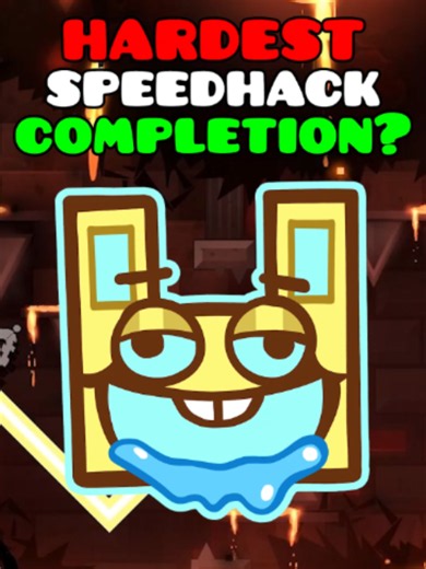 Hardest Speedhacked Completion #gd #geometrydash #evw | geometrydash