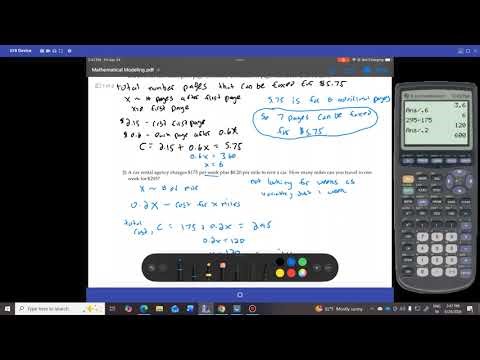 Mathematical Modeling Video