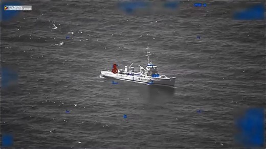 WATCH: Video handout from DVIDS shows how a decommissioned Philippine Navy vessel BRP Quezon, used as the target in today’s Balikatan exercises maritime strike, was hit by two missiles from Japan’s Type 88 surface-to-ship missile system.(1/2)