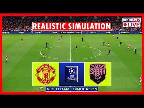 MANCHESTER UNITED VS SABAH | UEFA CHAMPIONS LEAGUE 2025/2026 | PES 2021 SIMULATION