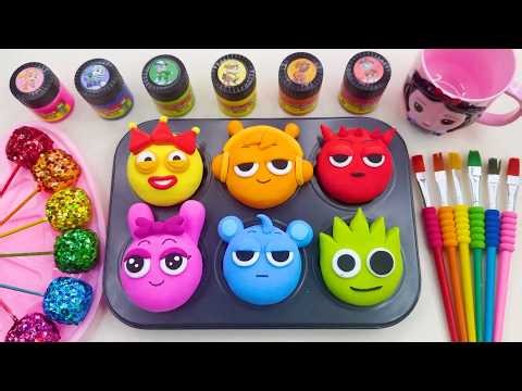 WOW! 🌈 DIY GIANT RAINBOW EGGS! Mixing Sprunki Glitter Slime! ✨ ASMR