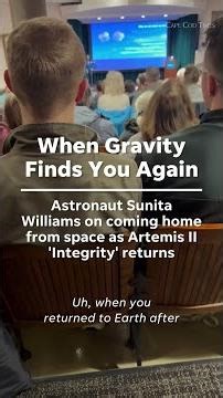 When gravity finds you again: Astronaut Sunita Williams on coming back to Earth