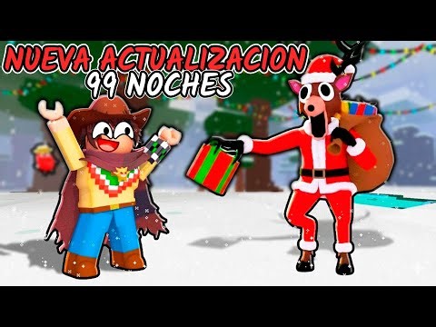 ¡LA NUEVA ACTUALIZACION de 99 NOCHES ha LLEGADO! 🦌⛄🎄 SILVIOGAMER en 99 Noches en el Bosque 🔴