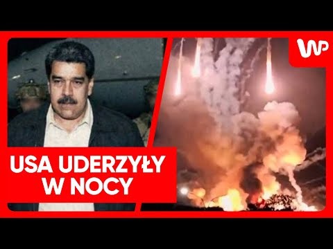 USA zaatakowały Wenezuelę. Maduro w kajdankach