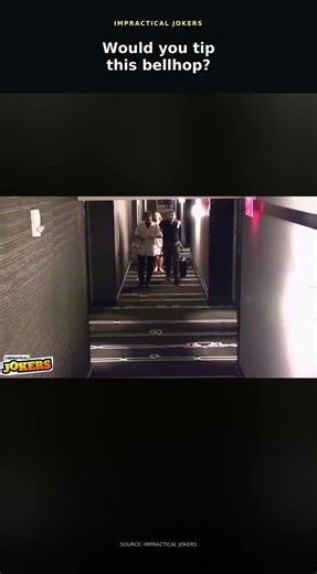 The bellhop experience nobody ordered 😭 Source: Impractical Jokers / truTV. #ImpracticalJokers #Murr #Comedy
