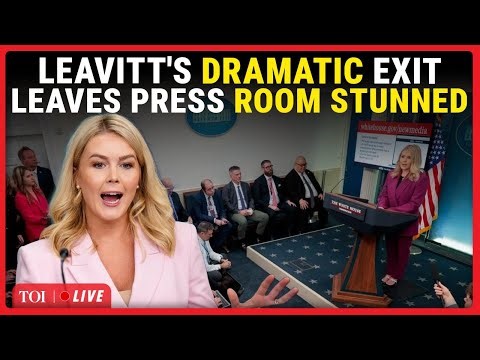 Karoline Leavitt ABRUPTLY Ends Presser, Refuses To Take Questions, Leaves Reporters Stunned