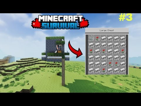 I Built an OVERPOWERED Iron Farm in Minecraft Bedrock Survival! 🔥