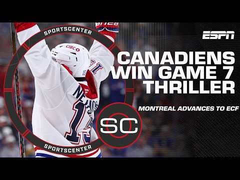 INSTANT REACTION to Canadiens' DRAMATIC GAME 7 WIN vs. Sabres in overtime 👀 | SportsCenter