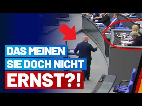 Nach 20 Sekunden ermahnt: Markus Frohnmaier kann es nicht fassen! AfD-Fraktion im Bundestag