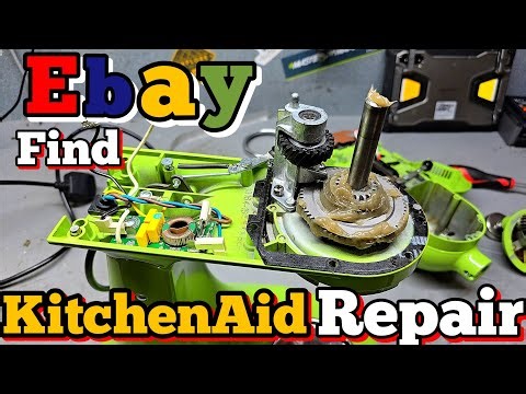 Repairing a KitchenAid Mixer I found on Ebay. Turned out to be 15 years old and still new.