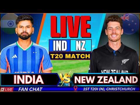 🔴IND vs NZ: India vs New Zealand 1st T20I Live Watchalong | Live match Today, Live Cricket Score