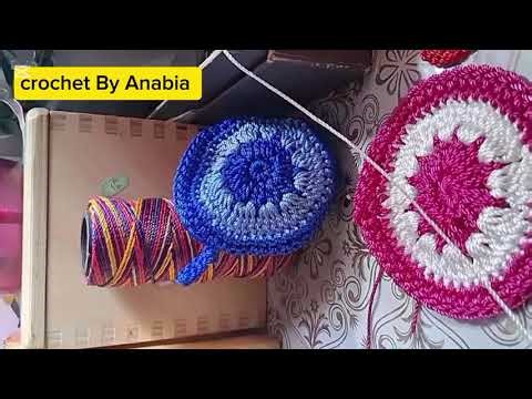 How to make a Two Faced Scrubbie crochet pattern tutorial #crochet #crochet #crochet #crochet