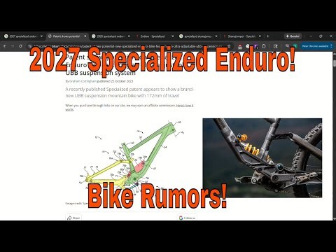 2027 Specialized Enduro! Patent Shows 2027 Specialized Enduro Design! Best Mountain Bike 2026-2027!