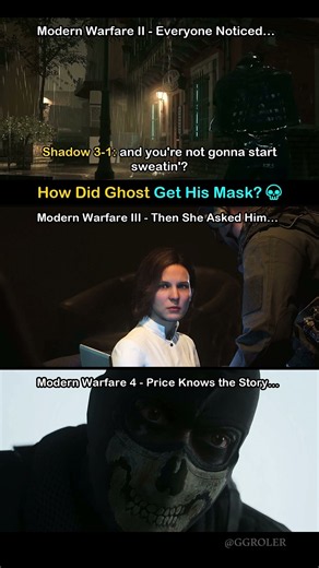 How Did Ghost Get His Mask 💀 Call of Duty