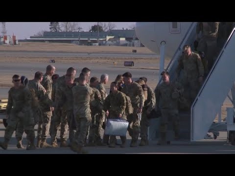 140 Iowa National Guard soldiers returning from Operation Inherent Resolve deployment