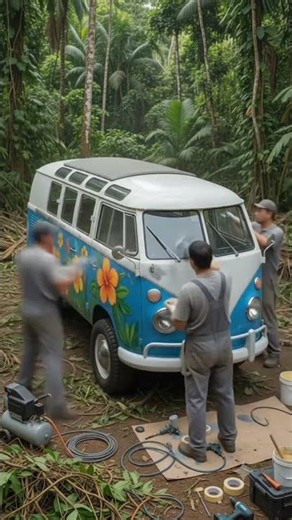 Abandoned Hippie Camper Van Restoration 🌼🚐 | Vintage Camper to Luxury Boho Home | Before & After