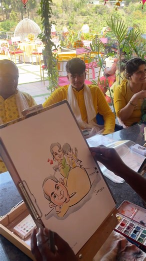 Live Caricature Drawing 🎨 | Turning Faces into Fun Art in Real Time!