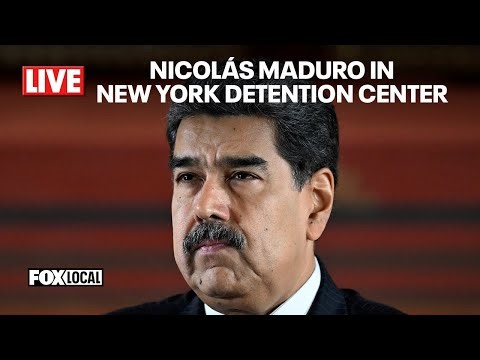 LIVE: Venezuela's Nicolás Maduro in New York Detention Center Exteriors and Protests