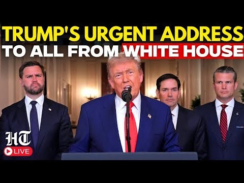 Trump LIVE: US President Donald Trump Urgent Address To The World From White House | Venezuela