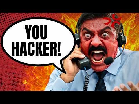 I Hacked A Scammer & Told Him His Location, They RAGED!