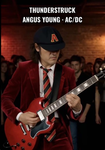 Thunderstruck by AC/DC — the riff that still shakes stadiums. ⚡🎸 Were you there when it first hit? 👇 Follow @psriff for more rock legends! 🔥 #Thunderstruck #ACDC #AngusYoung #ClassicRock #RockLegends