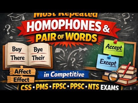 Homophones and pair of words 