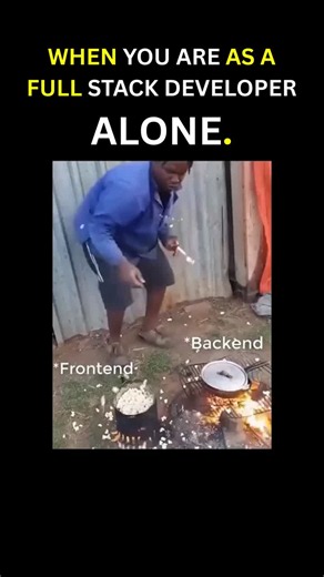 When you are as a Full Stack Developer alone | Remote Hiring