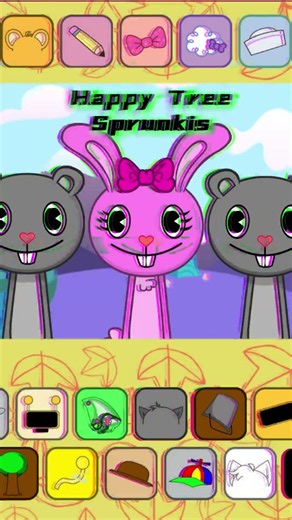 Master non-dissipative toon chaos in Happy Tree Sprunkis! 🪓🩸💥